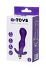 Vibro anal plug A-Toys, size: S; purple