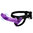 Ultra Passionate Harness Vibrating Purple