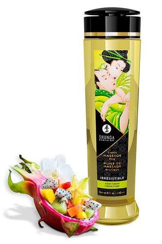 Shunga Massage Oil Irresistible - Flores Asiáticas